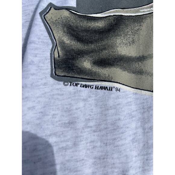 Vintage 1994 Top Dawg Hawaii “Down N Dirty” Graphic Tee (RARE) - Picture 3 of 7